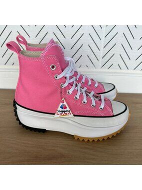 ⭐Converse Run Star Hike Hi Converse 9.5 Mens Shoes Platform Pink Sneaker A08735C